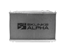 Load image into Gallery viewer, Skunk2 Alpha Series 06-11 Honda Civic SI Radiator (Dual Core) - Back View