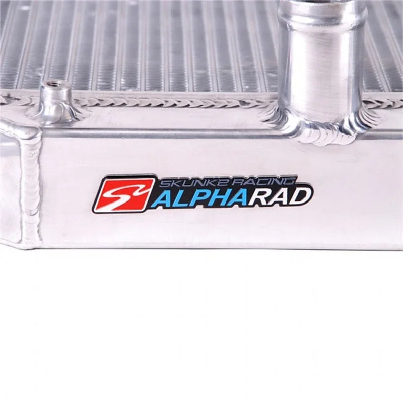 Skunk2 Alpha Series 88-91 Honda CRX/Civic Radiator (Full Size) (Dual Core) (Manual Trans.) - Installation View