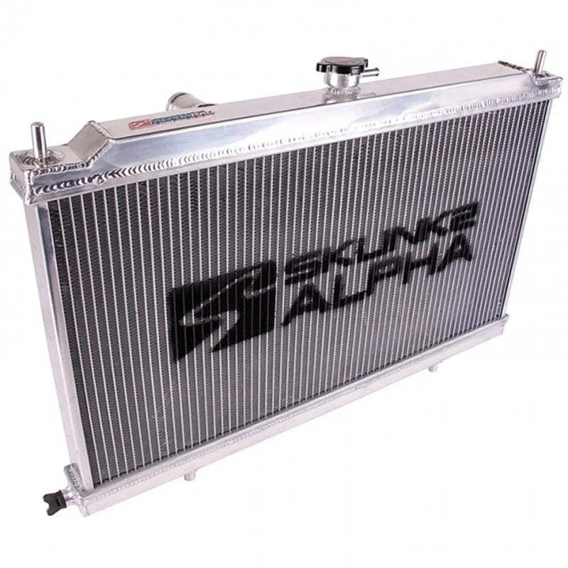 Skunk2 Alpha Series 88-91 Honda CRX/Civic Radiator (Full Size) (Dual Core) (Manual Trans.) - Additional View 9