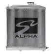 Load image into Gallery viewer, Skunk2 Alpha Series 88-91 Honda Civic/CRX Radiator (Half Size) (Dual Core) - Main Product View