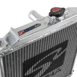 Load image into Gallery viewer, Skunk2 Alpha Series 88-91 Honda Civic/CRX Radiator (Half Size) (Dual Core) - Back View