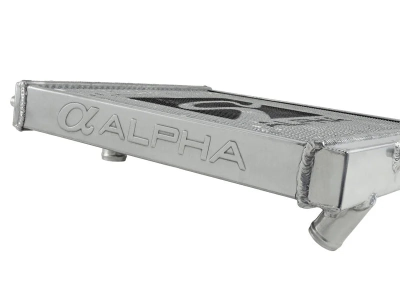 Skunk2 Alpha Series 88-91 Honda Civic/CRX Radiator (Half Size) (Dual Core) - Installation View