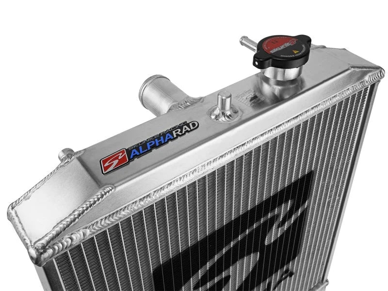 Skunk2 Alpha Series 92-00 Honda Civic Radiator (Half Size) (Dual Core) (Manual Trans.) - Side View