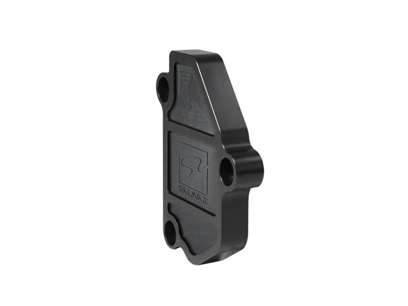 Skunk2 B-Series VTEC Black Anodized Block Off Plate - Back View