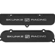 Load image into Gallery viewer, Skunk2 Black Anodized Billet 6061 Aluminum Intake &amp; Exhaust Port Covers - K-Series Cylinder Heads - Main Product View