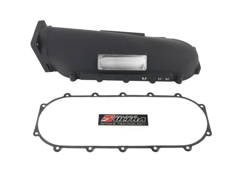 Skunk2 Black Series - Ultra Race Series Side-Feed Plenum - B/D - Side View