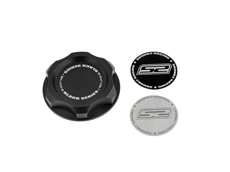 Skunk2 Honda Billet Oil Cap (M33 x 2.8) (Black Series) - Installation View