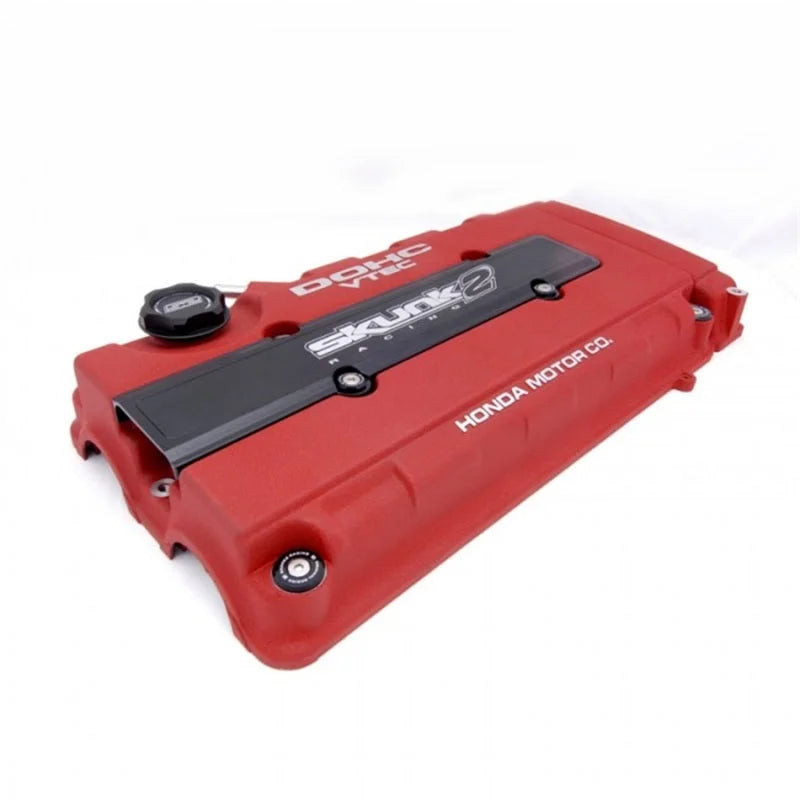 Skunk2 Honda/Acura B-Series VTEC Clear Anodized Low-Profile Valve Cover Hardware - Side View