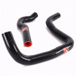 Load image into Gallery viewer, Skunk2 Honda/Acura B16A Engines Radiator Hose Kit (Blk/Rd 2 Hose Kit) - Side View