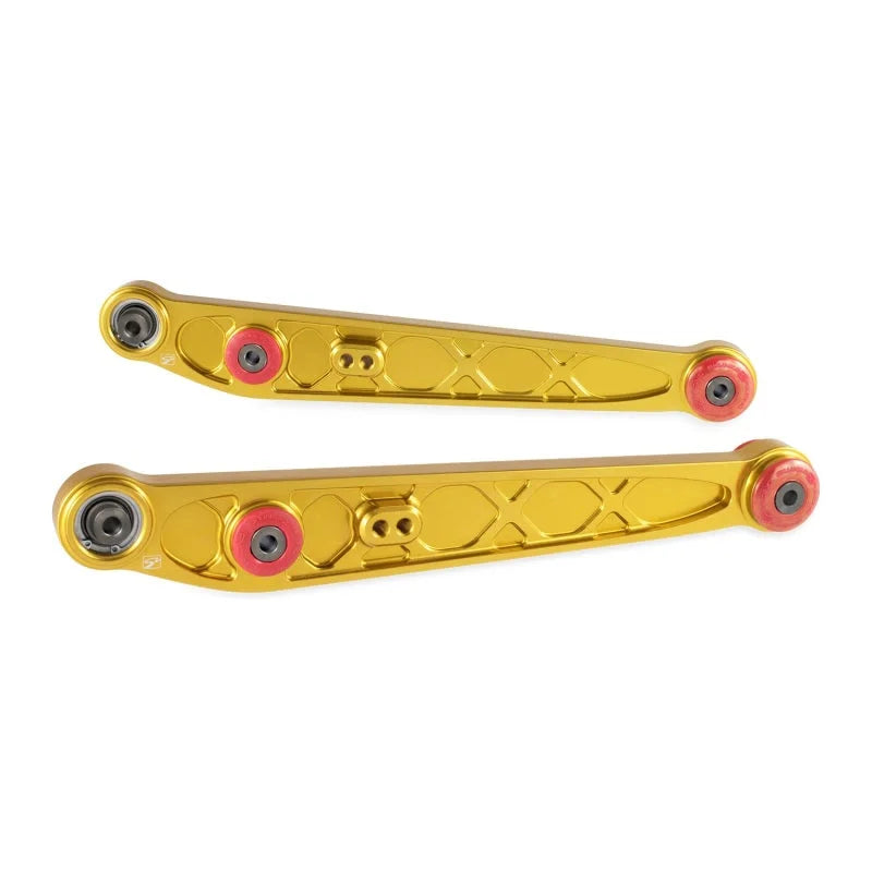 Skunk2 Honda/Acura EK Alpha Series Rear Lower Control Arm Set - Gold - Main Product View