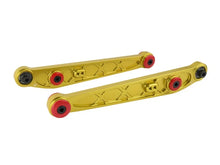 Load image into Gallery viewer, Skunk2 Honda/Acura EK Alpha Series Rear Lower Control Arm Set - Gold - Installation View
