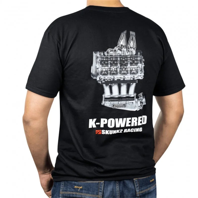 Skunk2 K-Power Tee (Black) - XL - Back View