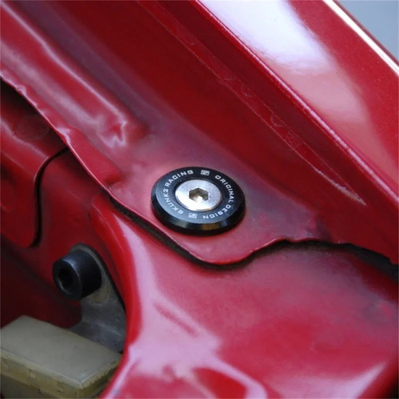 Skunk2 Large Fender Black Anodized Washer Kit (6 Pcs.) - Side View