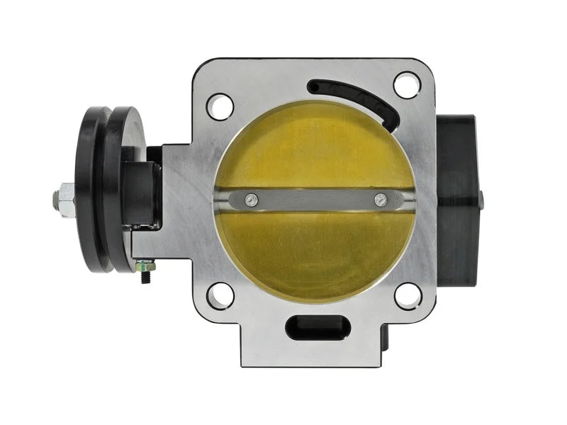 Skunk2 Pro Series 02-06 Acura RSX Type-S 70mm Billet Throttle Body Black Anodized (Race Only) - Side View