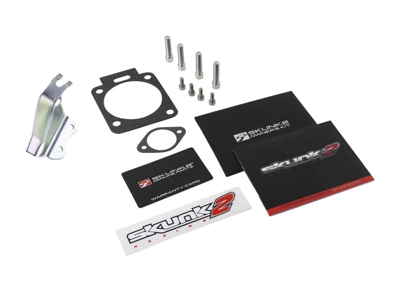 Skunk2 Pro Series 02-06 Acura RSX Type-S 70mm Billet Throttle Body Black Anodized (Race Only) - Installation View
