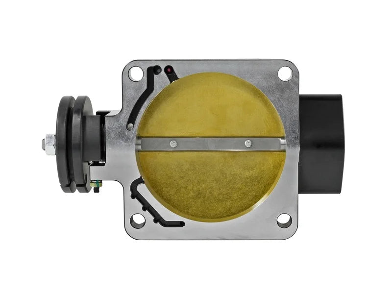Skunk2 Pro Series 90mm Billet Throttle Body -  Black - Back View