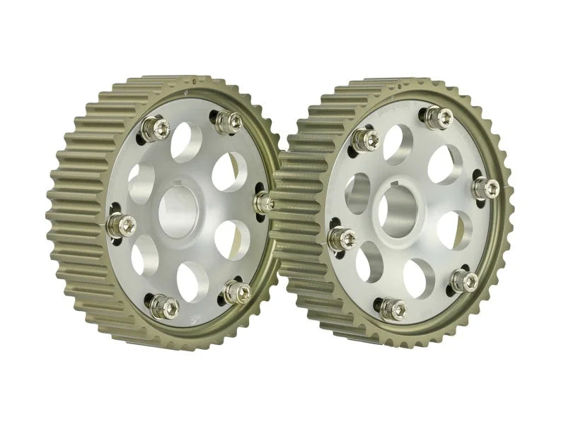 Skunk2 Pro-Series Honda Prelude (H22A) DOHC VTEC 2.2L Cam Gears (Ti Color) - Side View