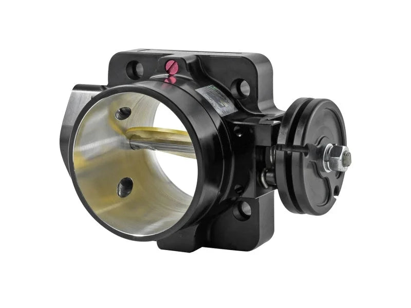 Skunk2 Pro Series Honda/Acura (D/B/H/F Series) 70mm Billet Throttle Body (Black Series) (Race Only) - Side View