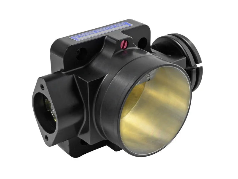 Skunk2 Pro Series Honda/Acura (D/B/H/F Series) 74mm Billet Throttle Body (Black Series) (Race Only) - Side View