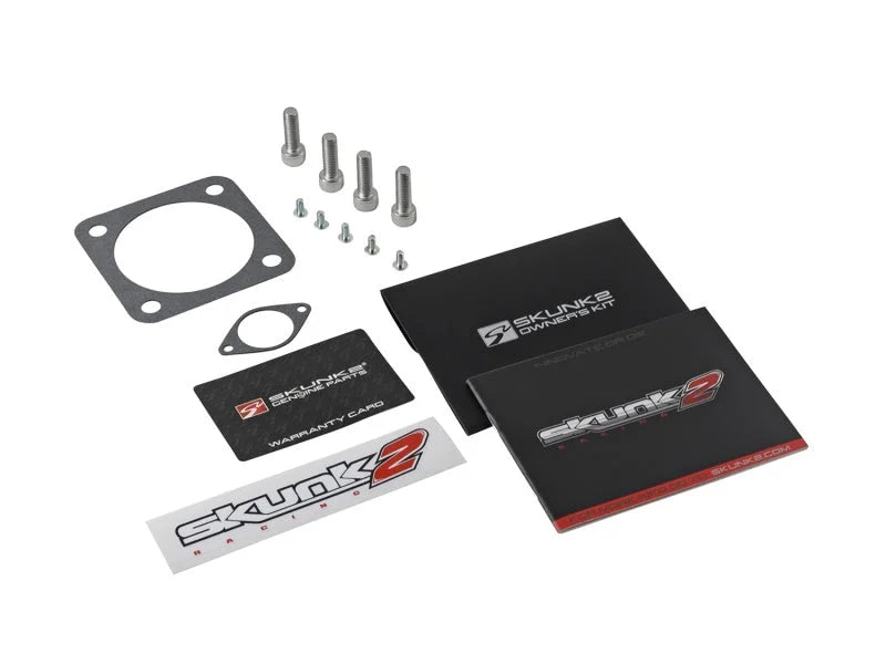 Skunk2 Pro Series Mitsubishi EVO VII/VIII/IX 68mm Billet Throttle Body (Race Only) - Installation View