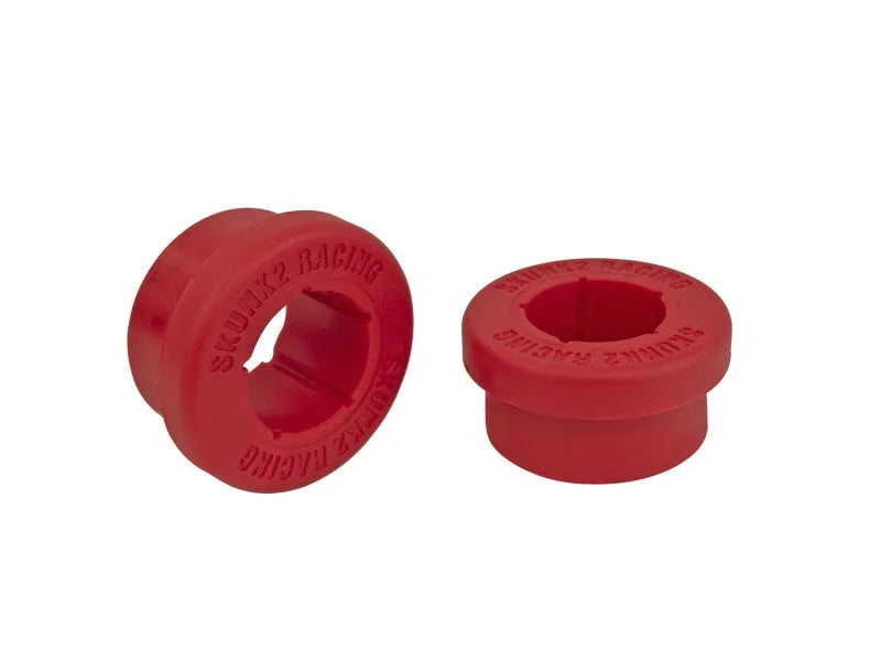 Skunk2 Rear Camber Kit and Lower Control Arm Replacement Bushings (2 pcs.) - Red - Back View