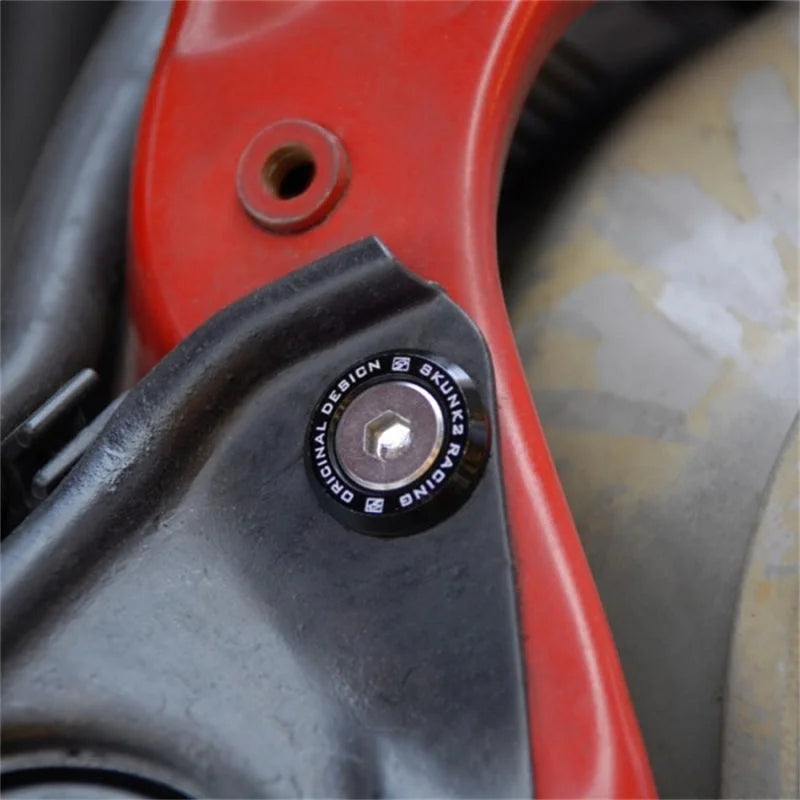 Skunk2 Small Fender Black Anodized Washer Kit (6 Pcs.) - Side View