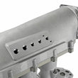 Load image into Gallery viewer, Skunk2 Ultra Series B Series VTEC 3.5L Intake Manifold - Silver (For 4.5L - add sk907-05-9001) - Back View