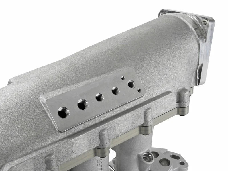 Skunk2 Ultra Series B Series VTEC 3.5L Intake Manifold - Silver (For 4.5L - add sk907-05-9001) - Back View