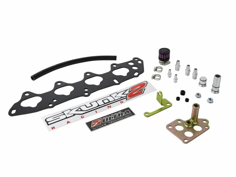 Skunk2 Ultra Series B Series VTEC Street Intake Manifold - Black Series - Back View
