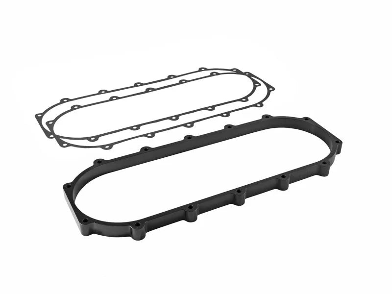 Skunk2 Ultra Series Honda/Acura Black RACE Intake Manifold 1 Liter Spacer (Inc Gasket & Hardware) - Back View