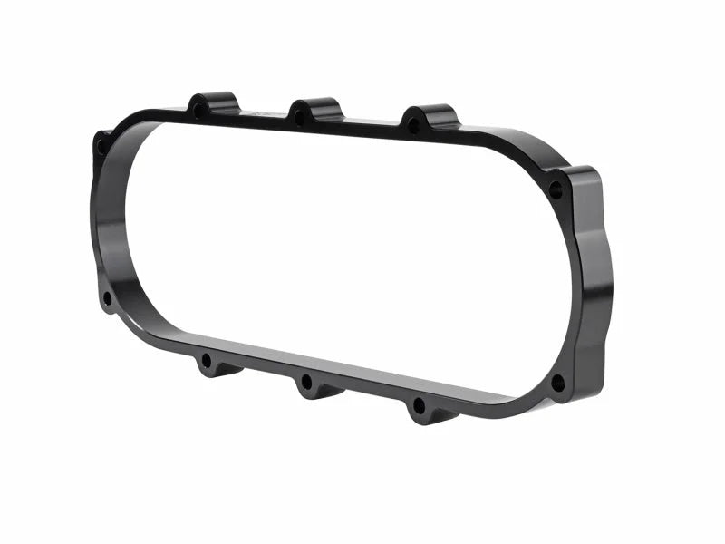 Skunk2 Ultra Series Honda/Acura Black Street Intake Manifold .5 Liter Spacer - Back View
