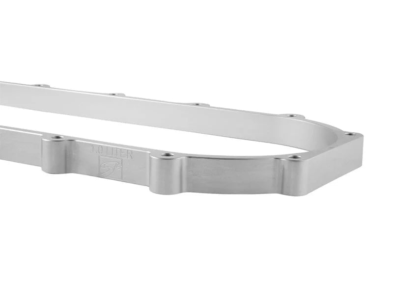Skunk2 Ultra Series Honda/Acura Silver RACE Intake Manifold 1 Liter Spacer (Inc Gasket & Hardware) - Side View