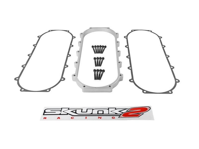 Skunk2 Ultra Series Honda/Acura Silver RACE Intake Manifold 1 Liter Spacer (Inc Gasket & Hardware) - Additional View 5