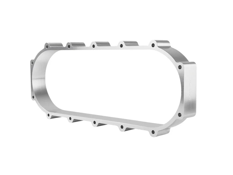 Skunk2 Ultra Series Honda/Acura Silver RACE Intake Manifold 2 Liter Spacer (Inc Gasket & Hardware) - Side View