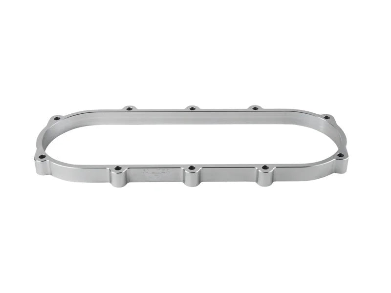 Skunk2 Ultra Series Honda/Acura Silver Street Intake Manifold .5 Liter Spacer - Back View