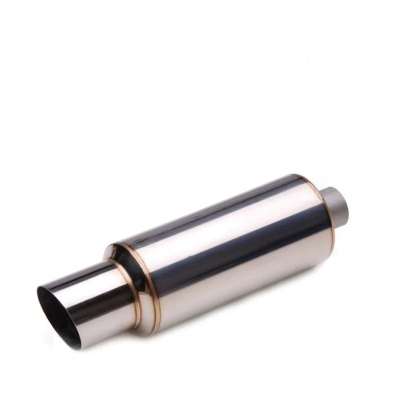 Skunk2 Universal Exhaust Muffler 76mm (3.00in.) Exhaust System (Sti/EVO VIII Canister) - Side View