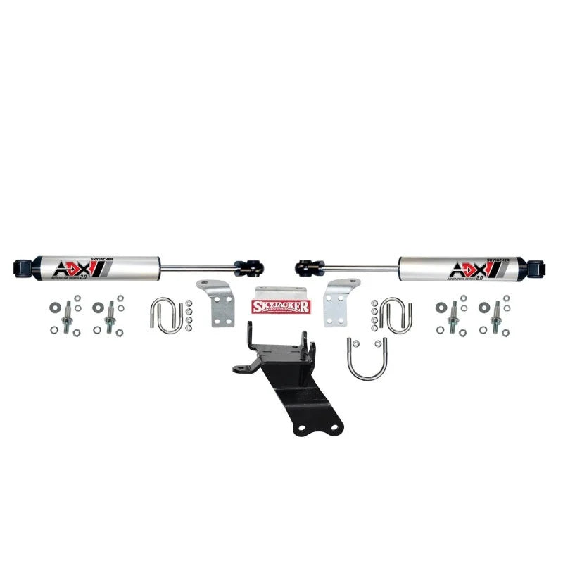 Skyjacker 18-24 Jeep Gladiator JL ADX 2.0 Dual Stabilizer Kit w/ CNC Machined Polished Alum.