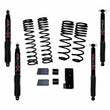 Load image into Gallery viewer, Skyjacker 2007-2018 Jeep Wrangler JK 2 Door 4WD Long Travel 2in-2.5in Lift Kit w/Black Max Shocks - Side View