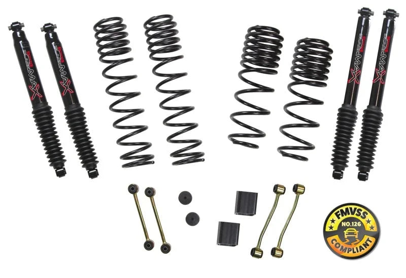 Skyjacker 2018 Jeep Wrangler JL 4 Door 4WD (Rubicon) Long Travel 2 Stage 2in-2.5in Coil System - Main Product View