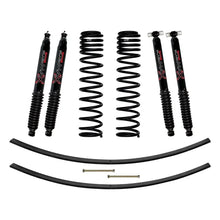Load image into Gallery viewer, Skyjacker Jeep XJ 3in FR Dual Rate Long Coil Suspension Lift LKit w/RR Add-A-Leafs/Black Max Shocks