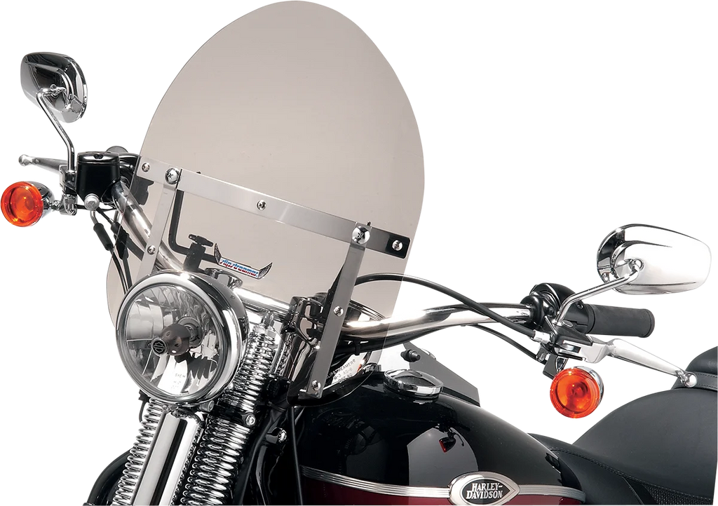 Slipstreamer Mini Police Windshield - Tinted - Side View