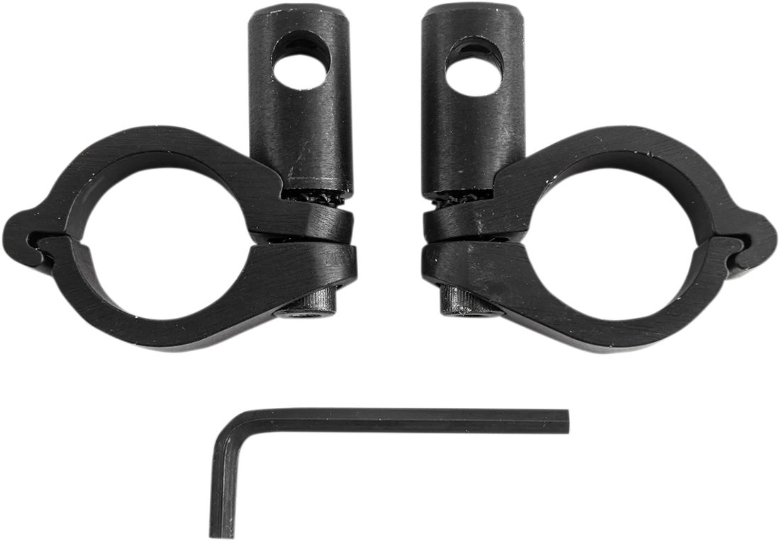 Slipstreamer Round Bar Clamp Kit - 1" - Side View