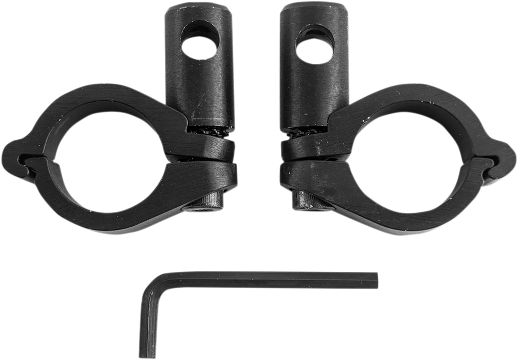 Slipstreamer Round Bar Clamp Kit - 1" - Side View