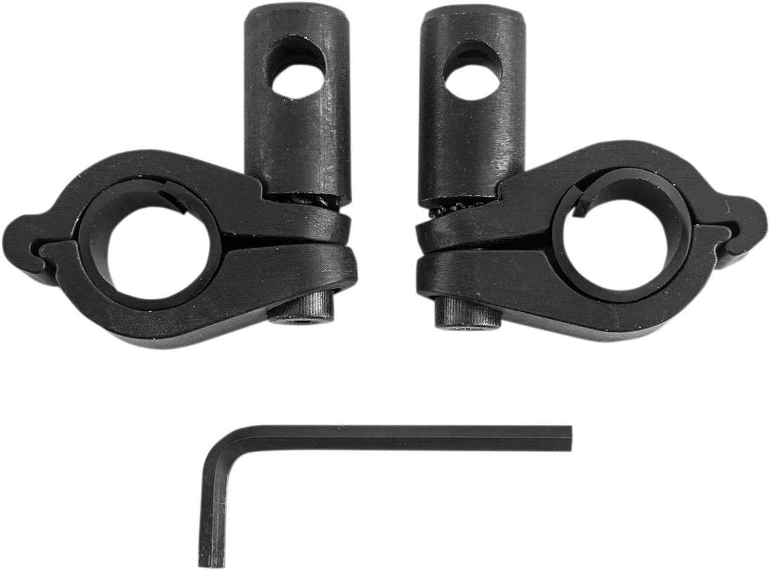 Slipstreamer Round Bar Clamp Kit - 1.25" - Side View