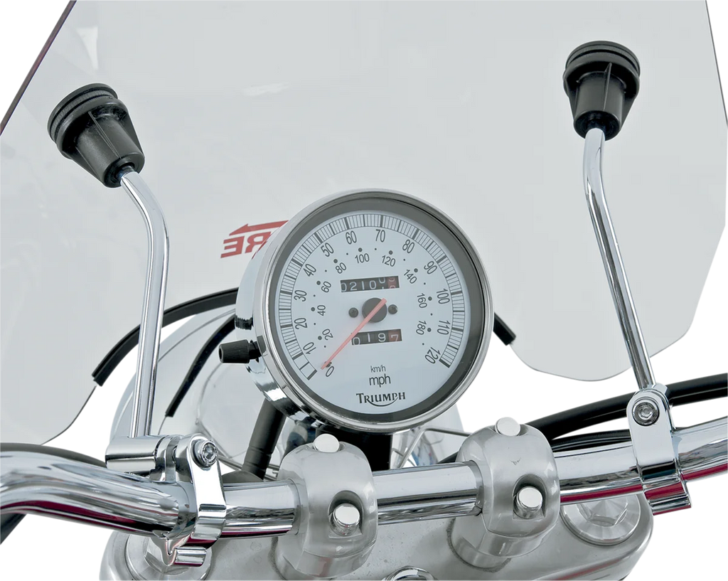 Slipstreamer S-06 Windshield - 15" - Clear - Back View