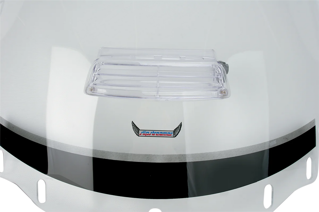 Slipstreamer Sport Touring Windshield - 28" - Clear - Vented - GL1800 - Side View
