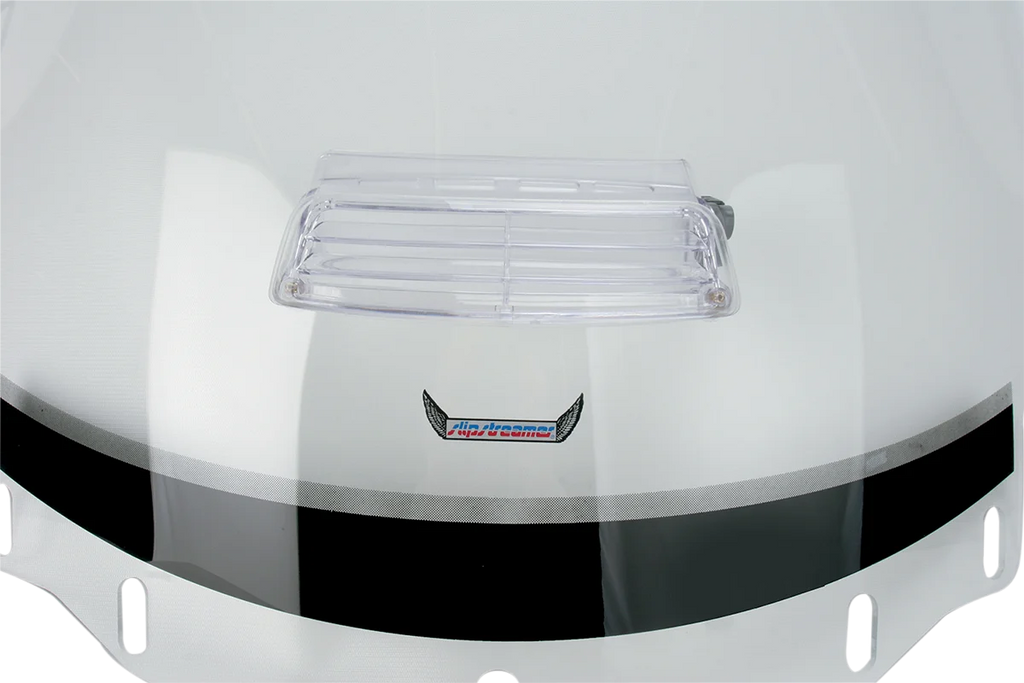 Slipstreamer Sport Touring Windshield - 28" - Clear - Vented - GL1800 - Side View
