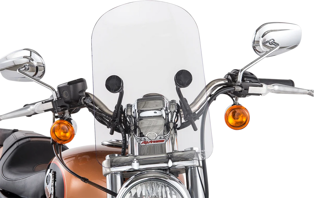 Slipstreamer Tombstone Windshield - 14" - Clear - Side View