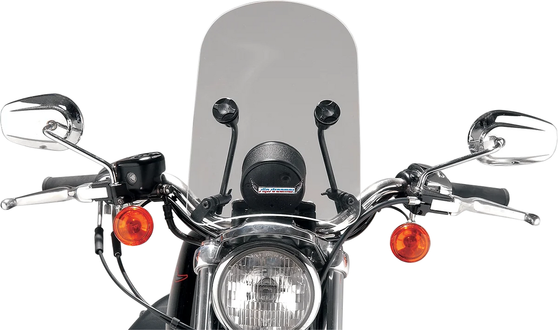 Slipstreamer Tombstone Windshield - 14" - Clear - Side View