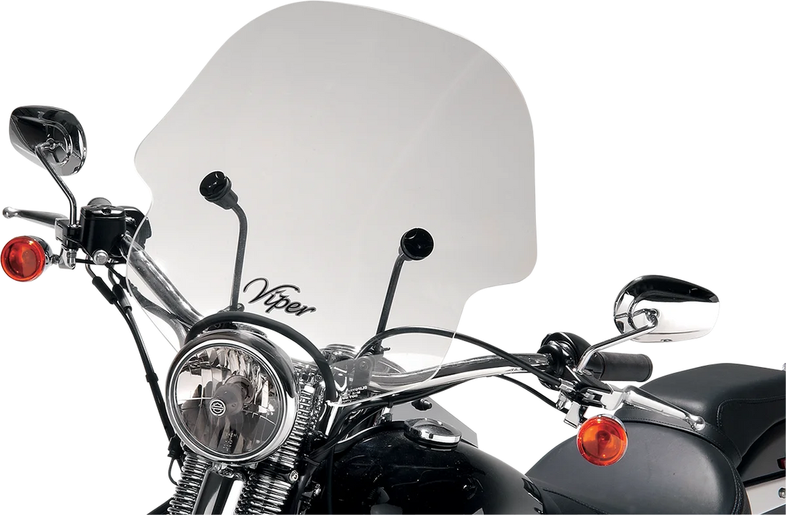 Slipstreamer Viper Windshield - Clear - Side View